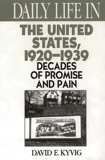 Cover of Daily Life in the United States, 1920-1939