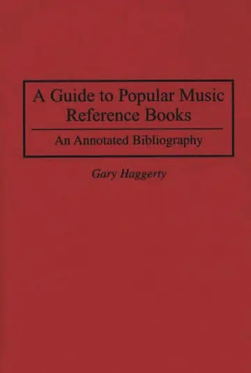 Cover of A Guide to Popular Music Reference Books