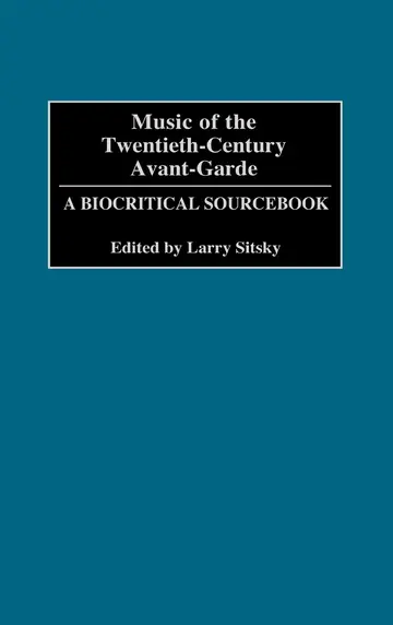 Cover of Music of the Twentieth-Century Avant-Garde