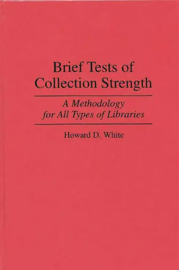 Cover of Brief Tests of Collection Strength