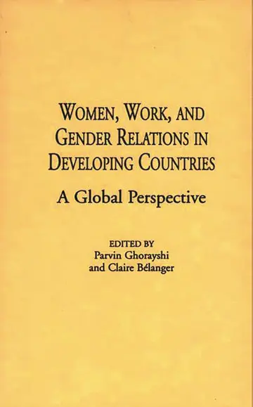 Cover of Women, Work, and Gender Relations in Developing Countries