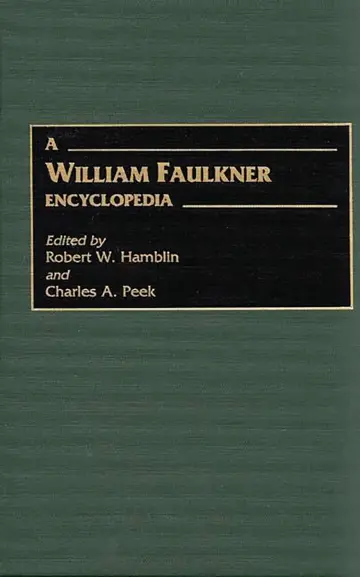 Cover of A William Faulkner Encyclopedia