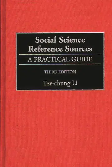 Cover of Social Science Reference Sources