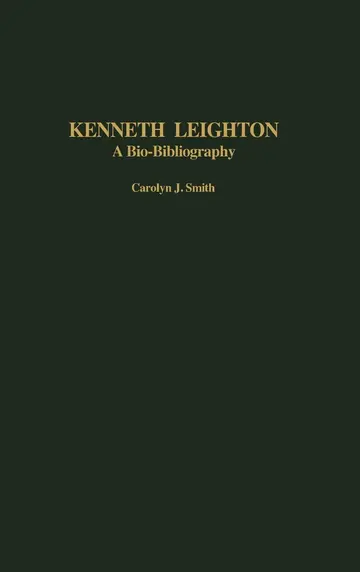 Cover of Kenneth Leighton
