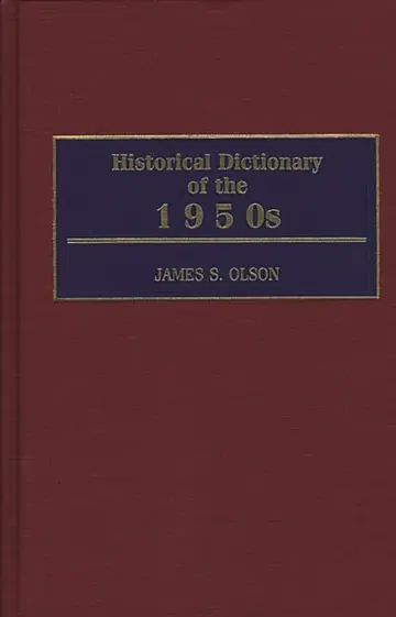 Cover of Historical Dictionary of the 1950s