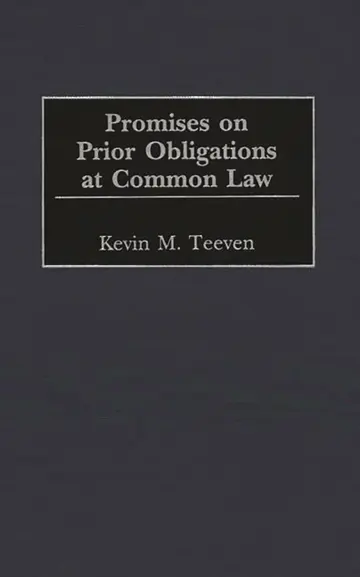Cover of Promises on Prior Obligations at Common Law