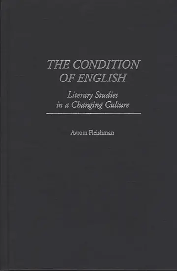 Cover of The Condition of English