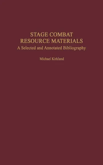 Cover of Stage Combat Resource Materials