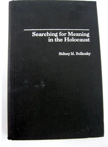 Cover of Searching for Meaning in the Holocaust