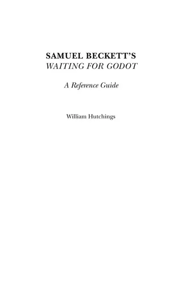 Cover of Samuel Beckett's Waiting for Godot