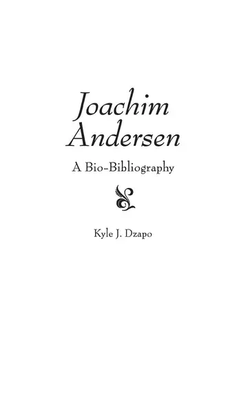 Cover of Joachim Andersen