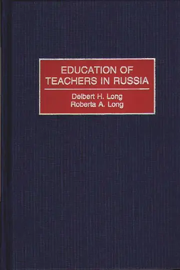 Cover of Education of Teachers in Russia