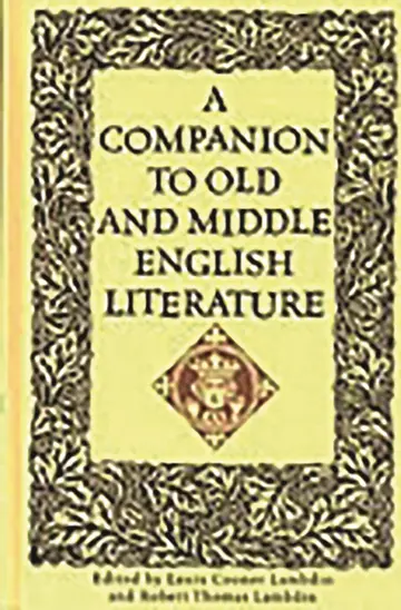Cover of A Companion to Old and Middle English Literature