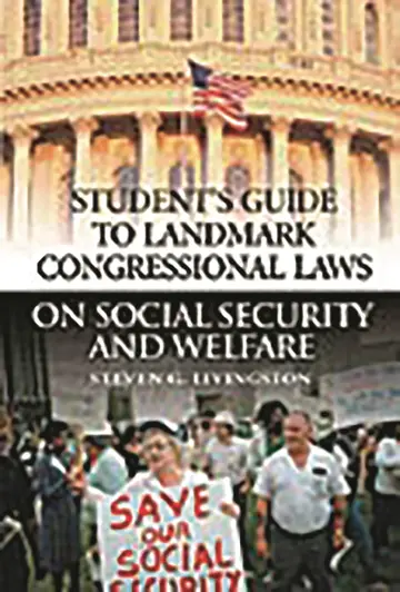 Cover of Student's Guide to Landmark Congressional Laws on Social Security and Welfare