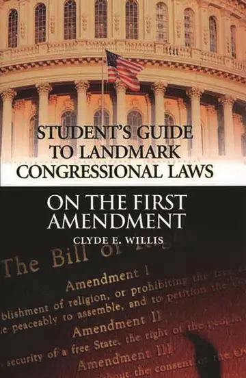 Cover of Student's Guide to Landmark Congressional Laws on the First Amendment