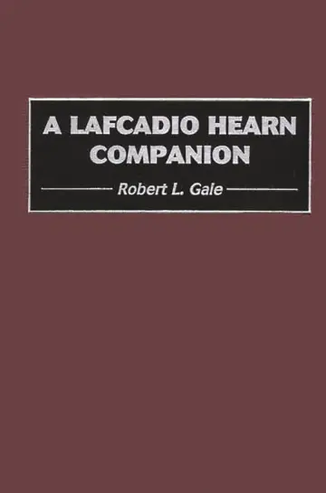 Cover of A Lafcadio Hearn Companion