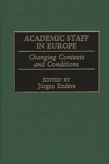 Cover of Academic Staff in Europe