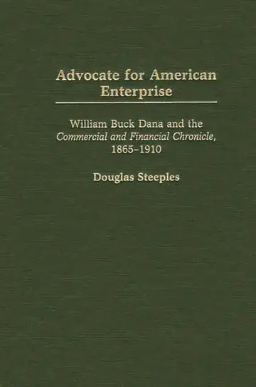 Cover of Advocate for American Enterprise