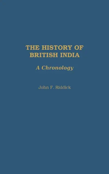 Cover of The History of British India