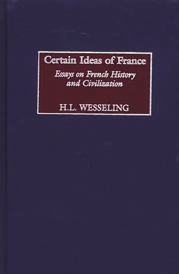 Cover of Certain Ideas of France
