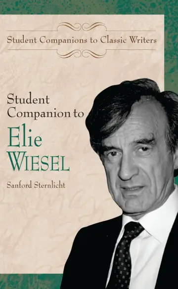 Cover of Student Companion to Elie Wiesel