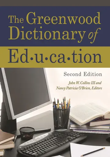 Cover of The Greenwood Dictionary of Education