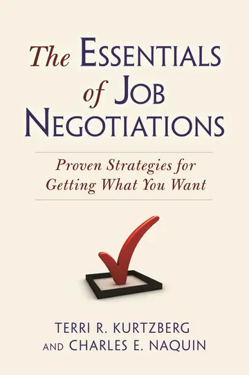 Cover of The Essentials of Job Negotiations