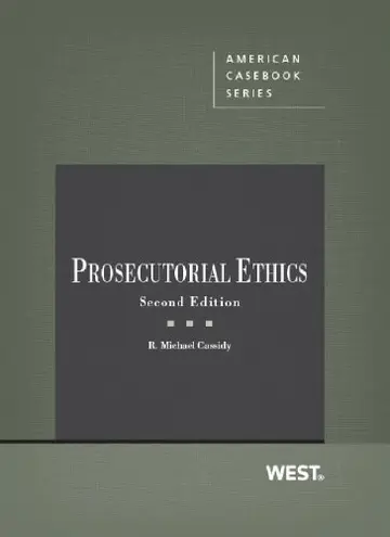 Cover of Prosecutorial Ethics