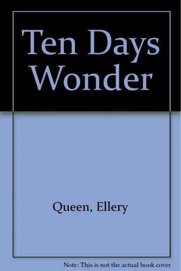 Cover of Ten Days Wonder