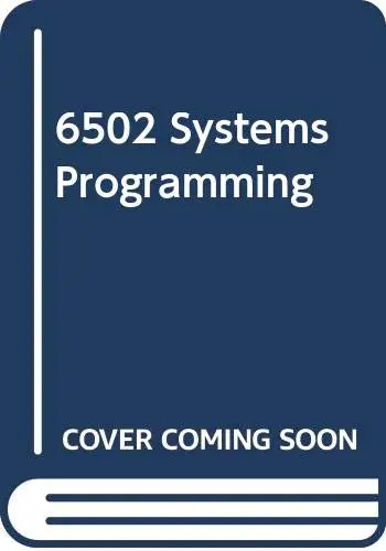 Cover of 6502 Systems Programming