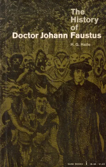 Cover of The History of Doctor Johann Faustus