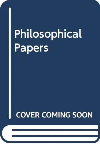 Cover of Philosophical Papers