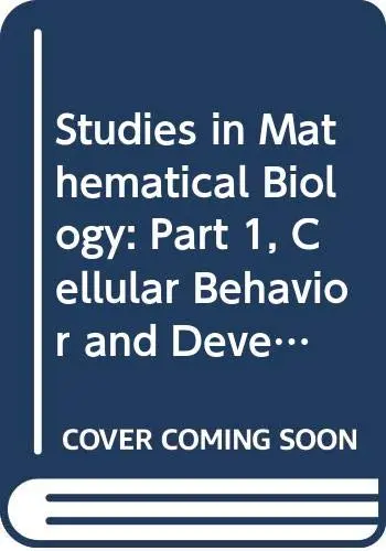 Cover of Studies in Mathematical Biology