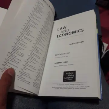Cover of Law and Economics