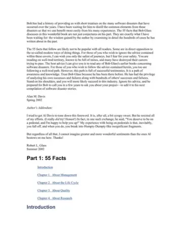 Cover of Facts and Fallacies of Software Engineering