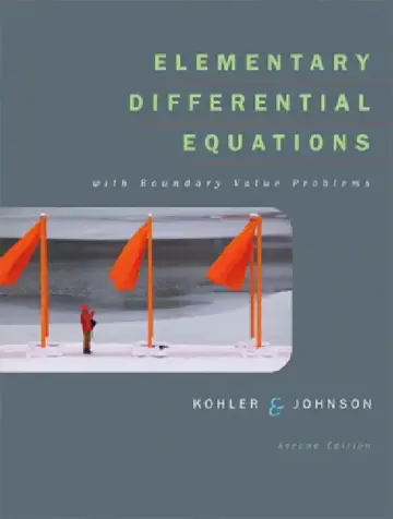 Cover of Elementary Differential Equations with Boundary Value Problems