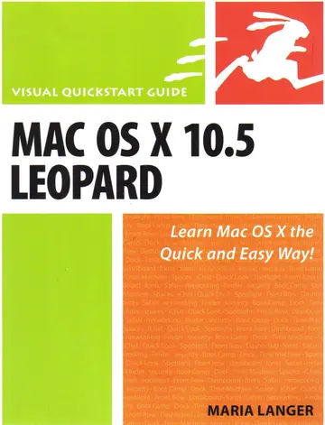 Cover of Mac OS X 10.5 Leopard