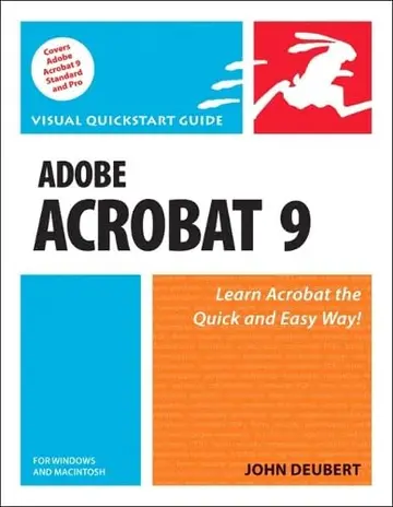 Cover of Adobe Acrobat 9 for Windows and Macintosh