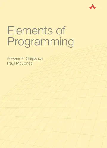 Cover of Elements of Programming