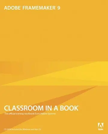 Cover of Adobe FrameMaker 9 Classroom in a Book