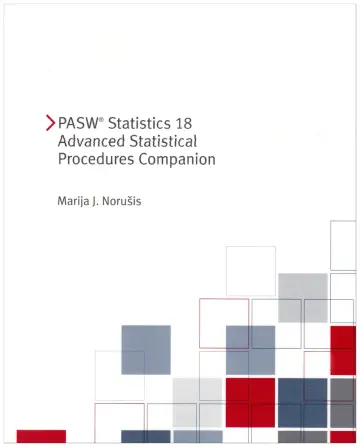 Cover of PASW Statistics 18 Advanced Statistical Procedures