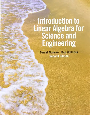 Cover of Introduction to Linear Algebra for Science and Engineering