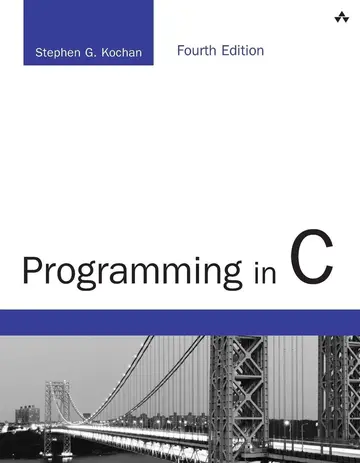 Cover of Programming in C