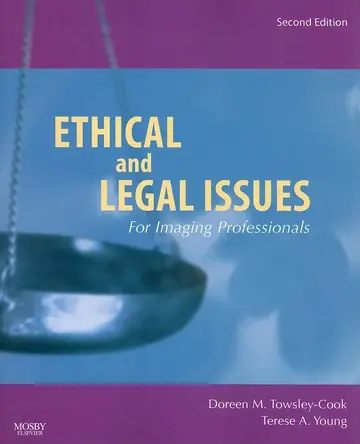 Cover of Ethical and Legal Issues for Imaging Professionals 2Ed