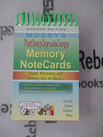 Cover of Mosby's Pathophysiology Memory NoteCards