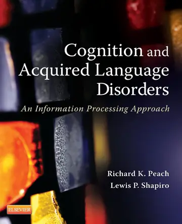Cover of Cognition and Acquired Language Disorders