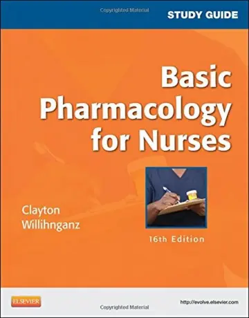 Cover of Study Guide for Basic Pharmacology for Nurses