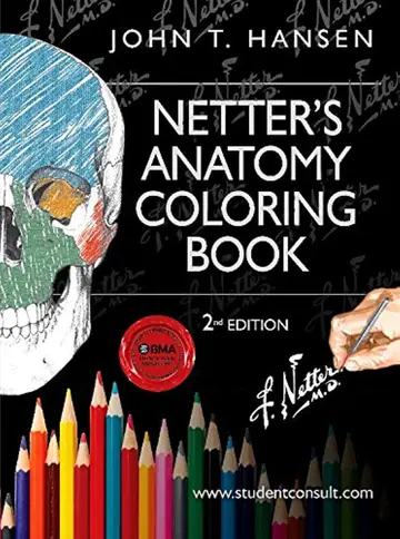 Cover of Netter's Anatomy Coloring Book
