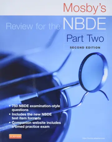 Cover of Mosby's Review for the NBDE Part II (Mosby's Review for the Nbde