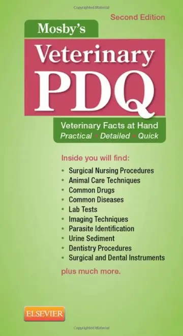 Cover of Mosby's Veterinary PDQ